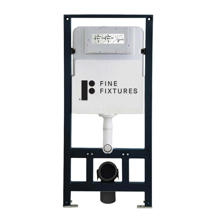 Dakota Black Wall-Hung Toilet with Soft-Close Seat