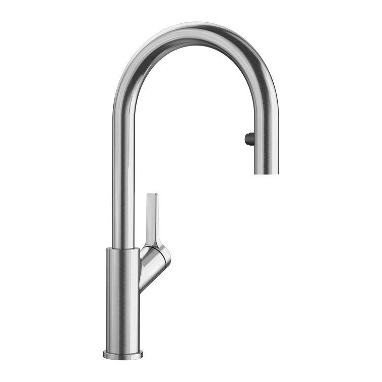 Classic Steel Pull-Down Spray Kitchen Faucet