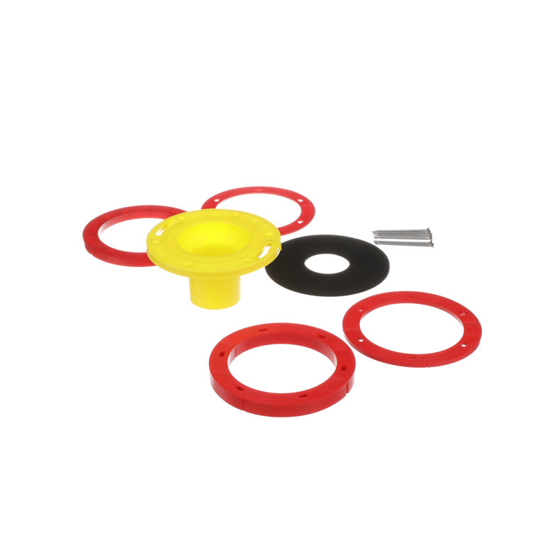Set-Rite Multicolored Plastic Toilet Flange Extender Kit