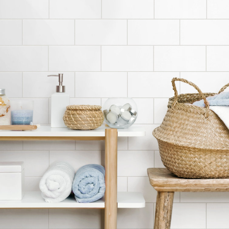 Projectos Urban Glossy White Ceramic Subway Wall Tile