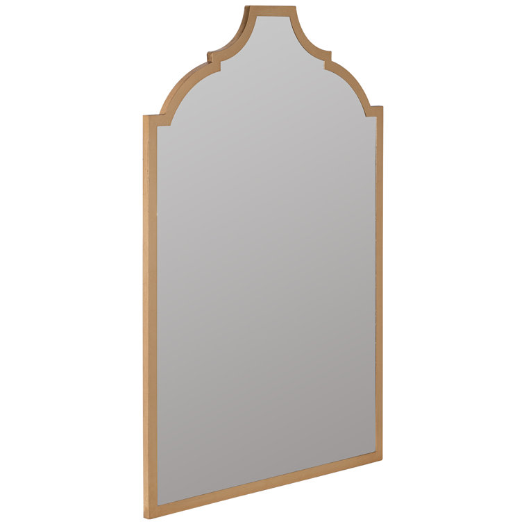 Simone Rectangular Gold Leaf Wall Mirror