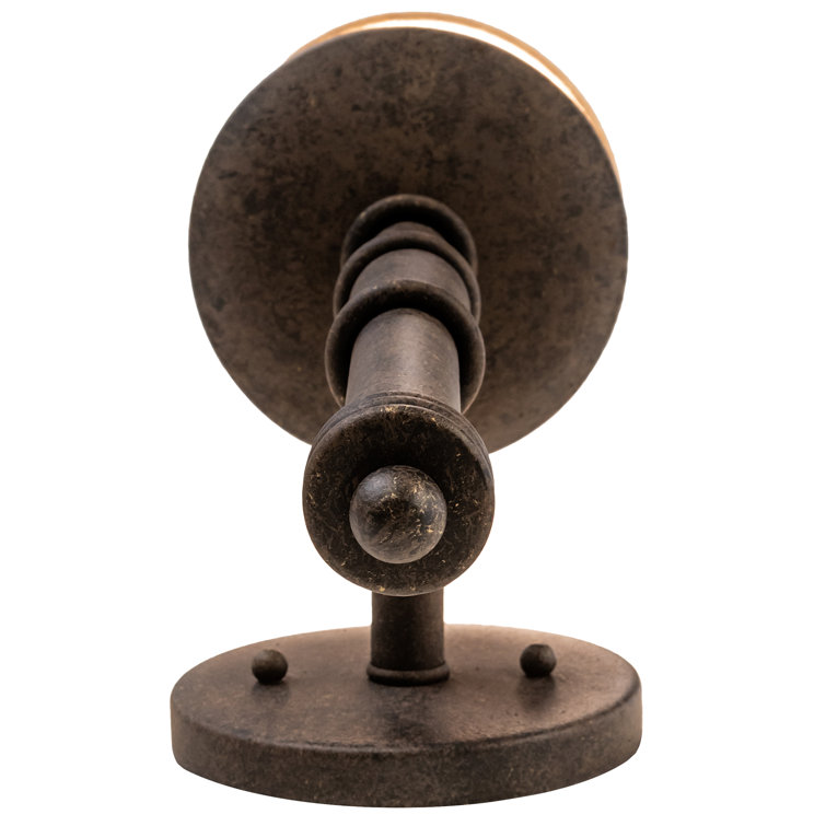 Antiquity Bronze 1-Light Wall Sconce with Parchment Shade