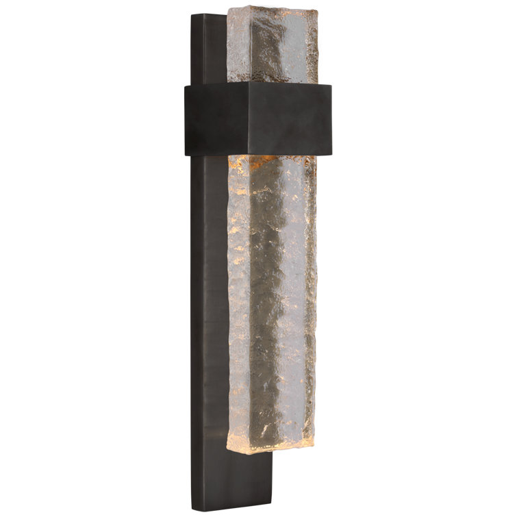 Bronze and Black 14" Dimmable LED Wall Sconce