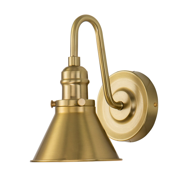 Aged Brass Outdoor Dimmable 1-Light Sconce