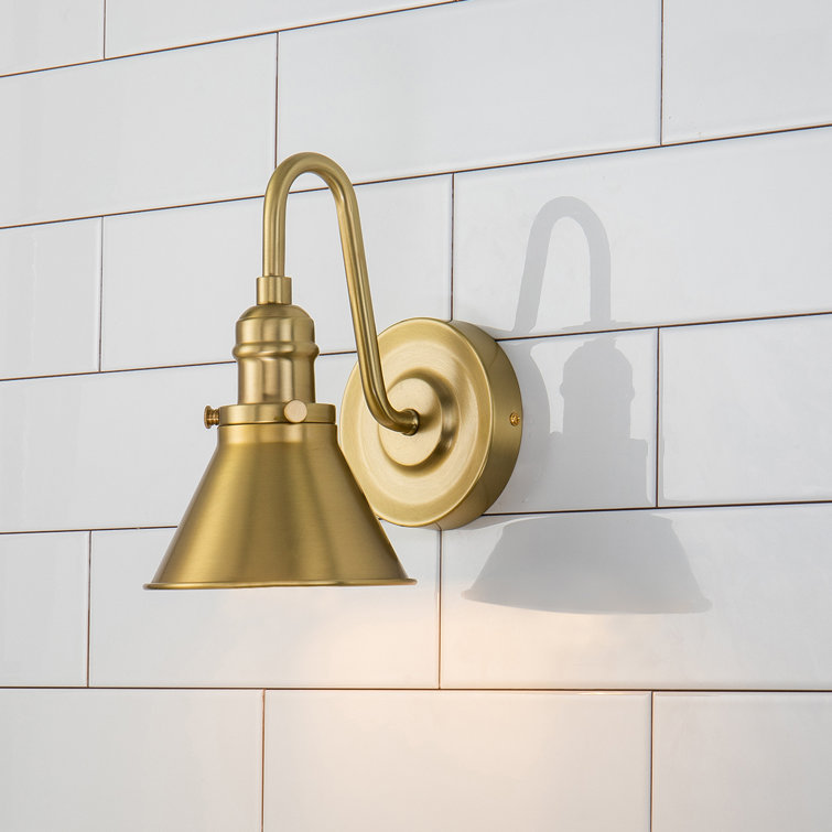 Aged Brass Outdoor Dimmable 1-Light Sconce