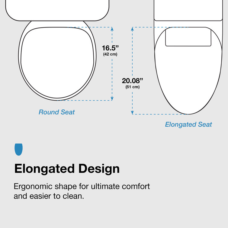 White Elongated Dual Flush High Efficiency Macerating Toilet
