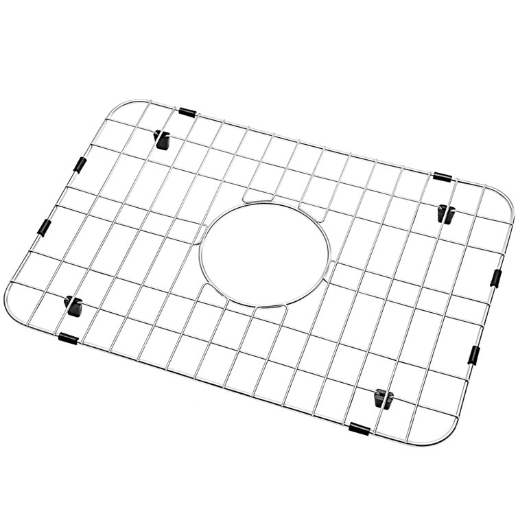 18.07-in x 12.56-in Stainless Steel Sink Grid with Center Drain