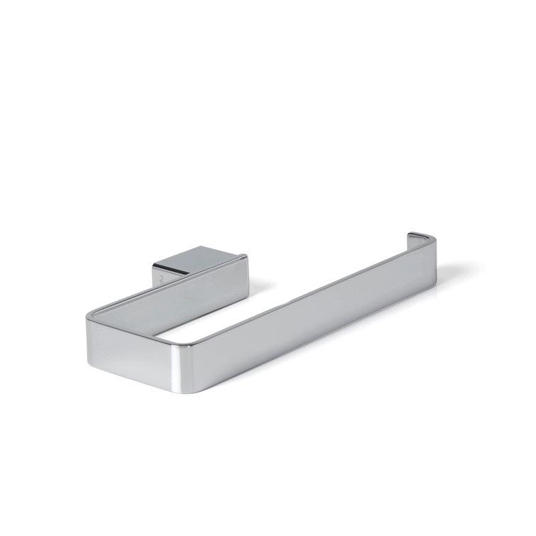 Chrome Rectangular Wall Mounted Towel Ring