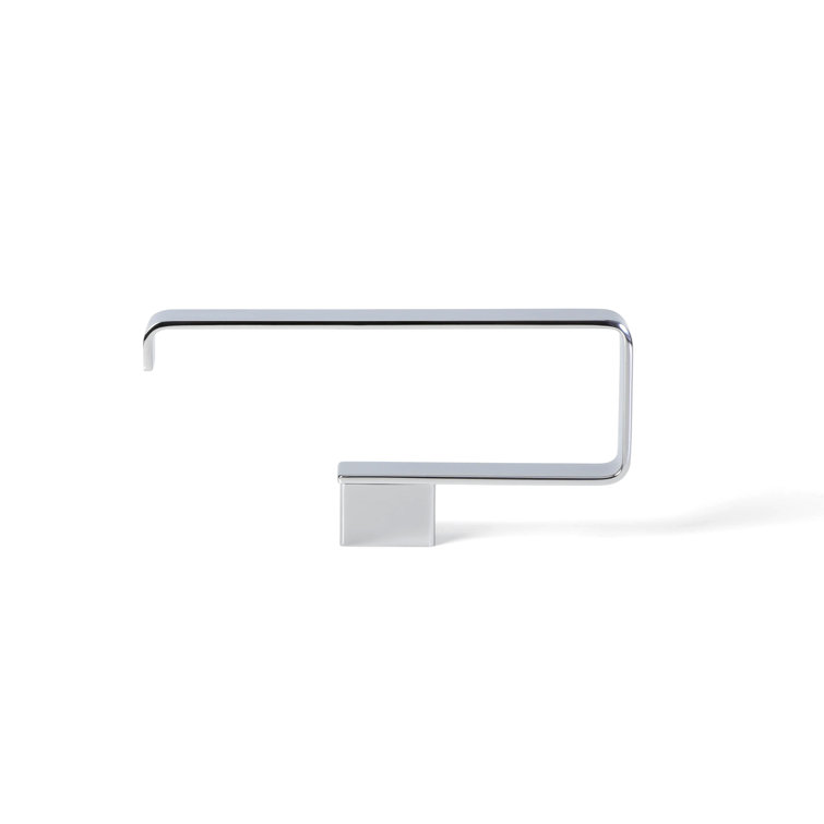 Chrome Rectangular Wall Mounted Towel Ring