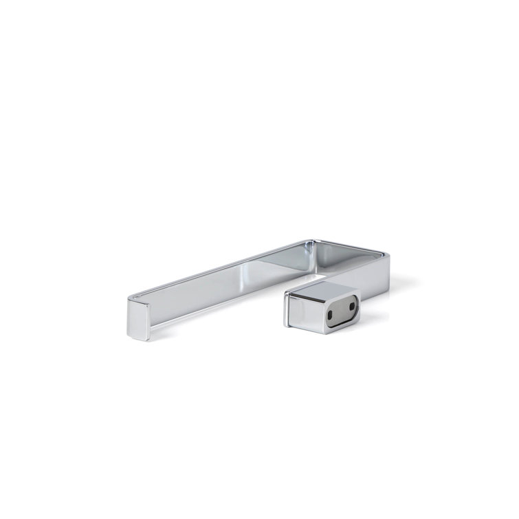 Chrome Rectangular Wall Mounted Towel Ring
