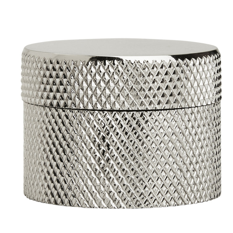 Polished Nickel Round Cabinet Knob with Mounting Hardware