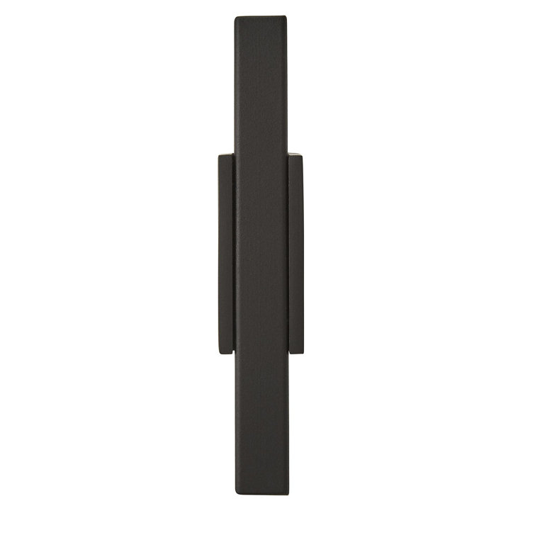 Matte Black Aluminum T-Handle Cabinet Knob with Mounting Hardware
