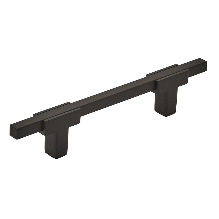 Matte Black Aluminum Modern Bar Cabinet Pull