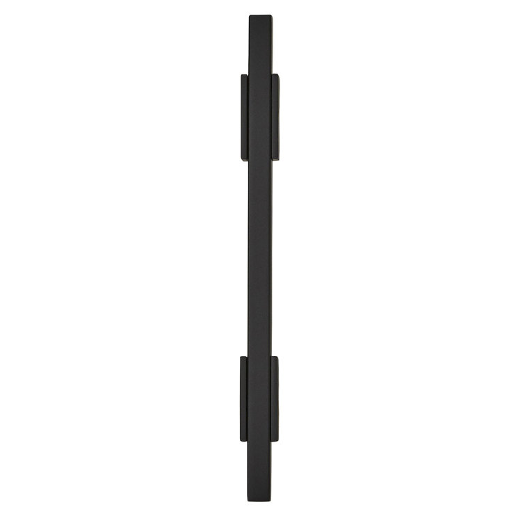Matte Black Aluminum Modern Bar Cabinet Pull