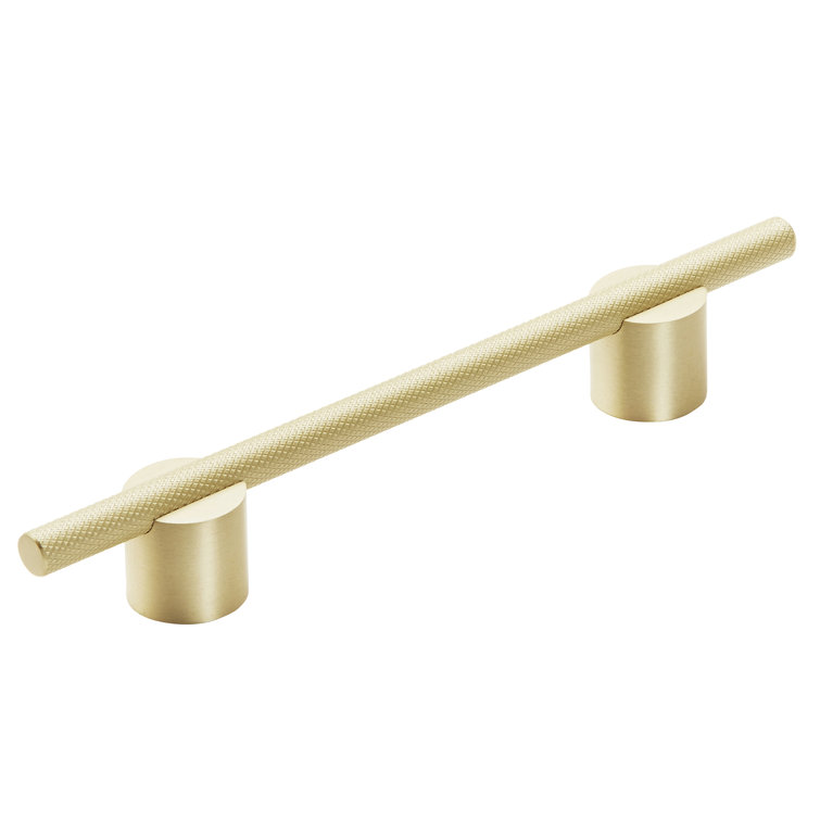 Matte Gold 8-Inch Contemporary Bar Pull with Mounting Hardware