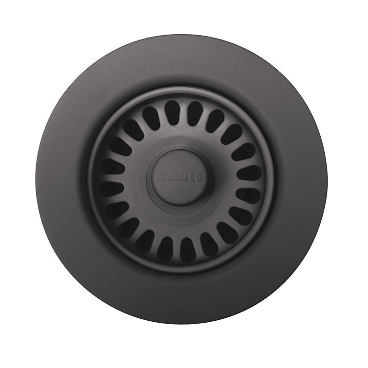 Cinder Gray Decorative Kitchen Basket Strainer, 3.5-inch