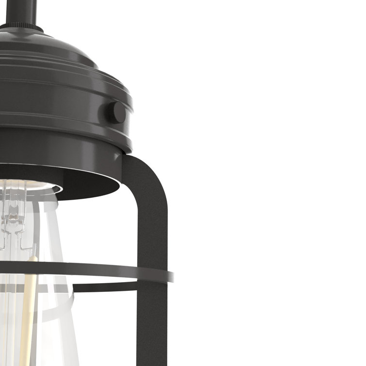 Bronze Cage 5-Light Linear Chandelier