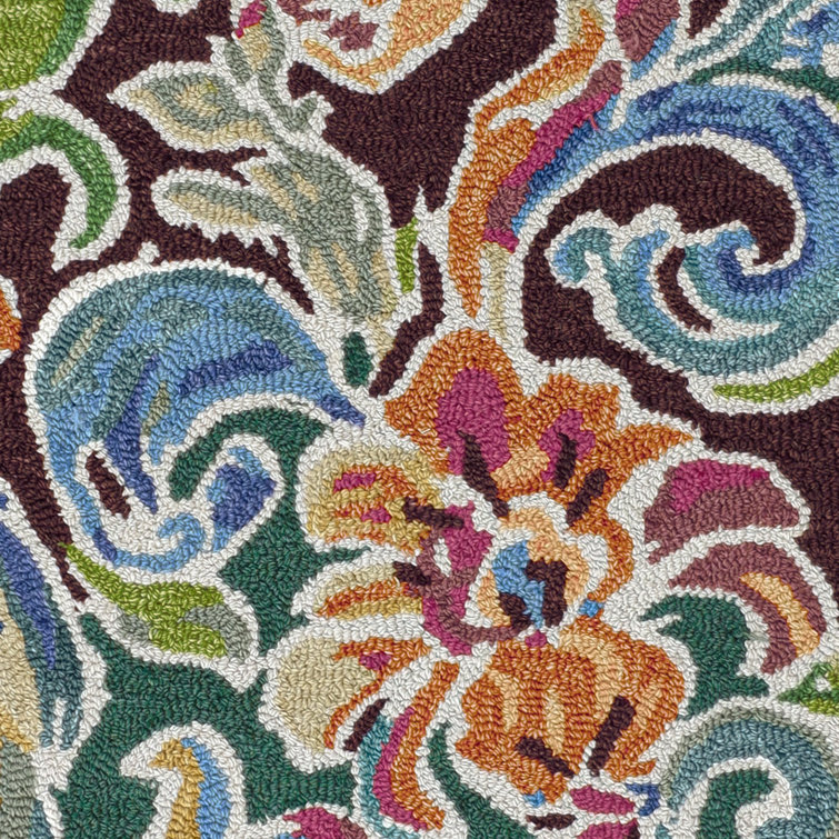Handmade Multicolor Floral Wool Runner Rug 2'6" x 8'