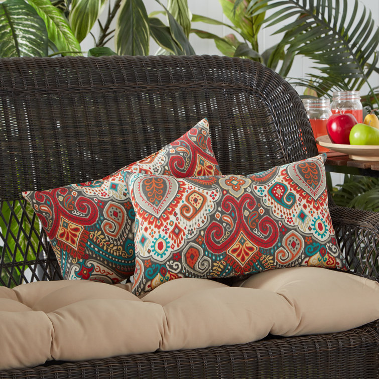 Asbury Park Weather-Resistant 19x12 Outdoor Throw Pillow Set