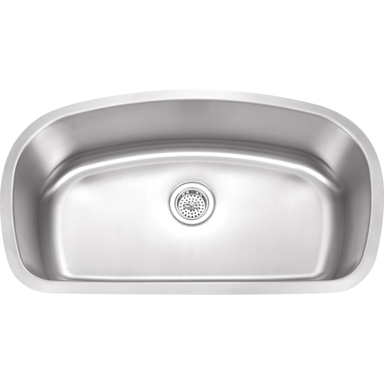 Specialty 32.5'' Matte Stainless Steel Undermount Kitchen Sink