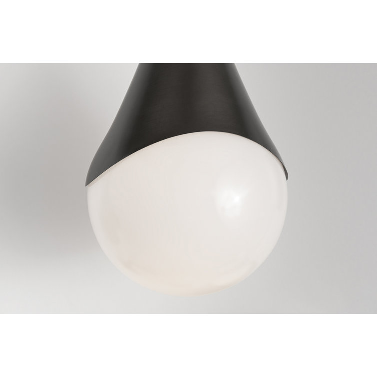 Ariana Soft Black Opal Glass 12-Light Sputnik Chandelier