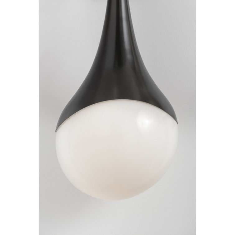 Ariana Soft Black Opal Glass 12-Light Sputnik Chandelier
