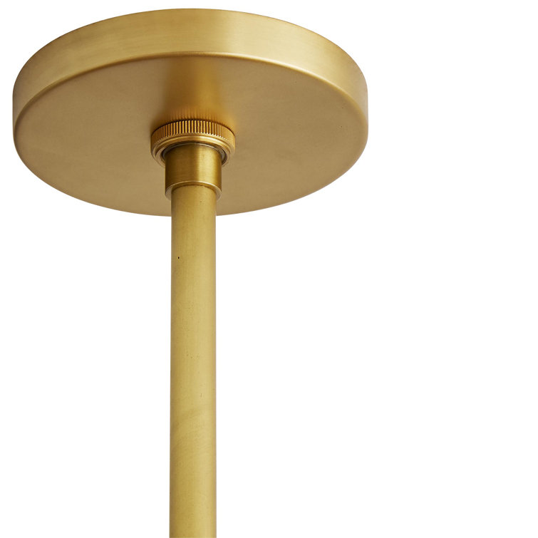 Swami Ombre Brass Dome Pendant Light - Tropical Inspired