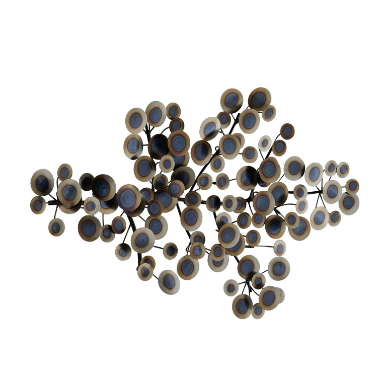 Rizzo Handmade Iron Disc Wall Sculpture