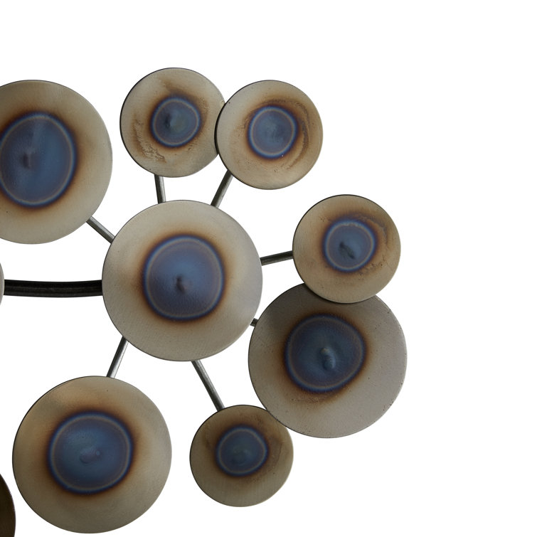 Rizzo Handmade Iron Disc Wall Sculpture