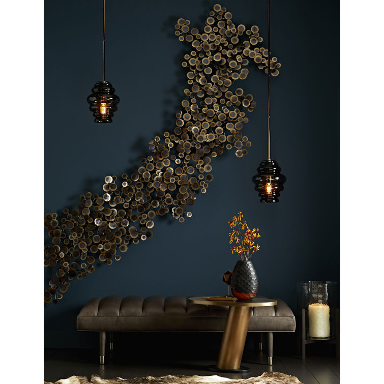 Rizzo Handmade Iron Disc Wall Sculpture