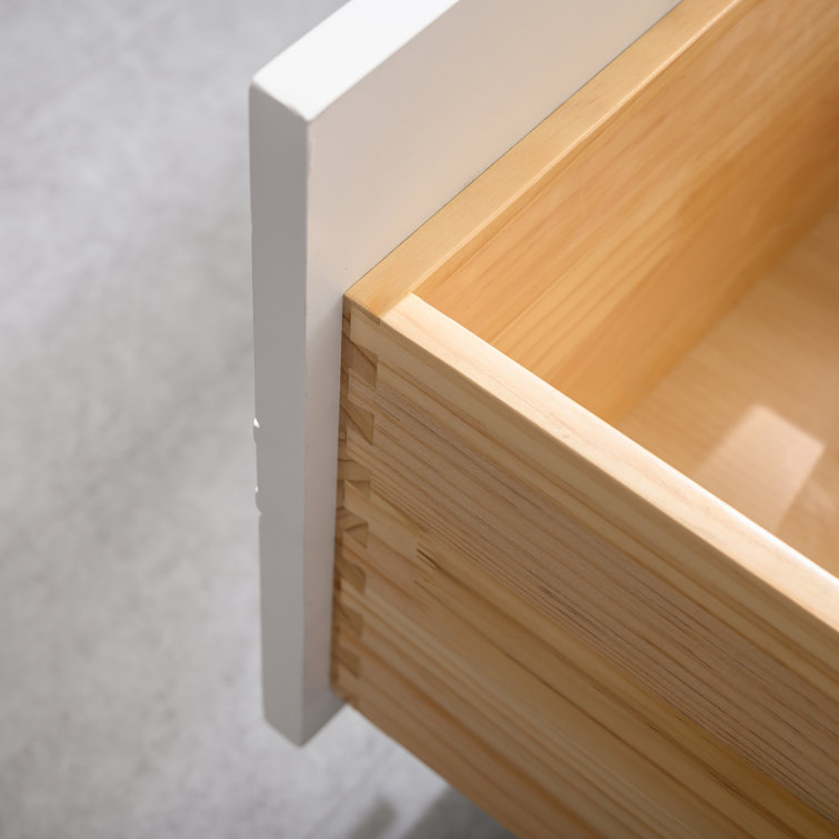 Thompson 48" White Solid Wood and MDF Single Vanity