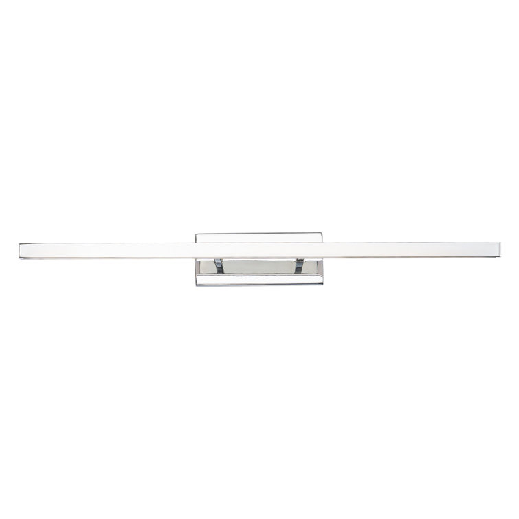 Parallax 24" Chrome LED Bath Vanity Light with Dimmable Feature