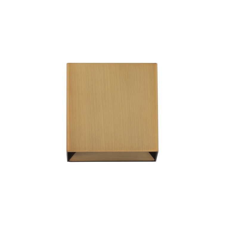 Boxi Aged Brass 5'' Dimmable LED Wall Sconce