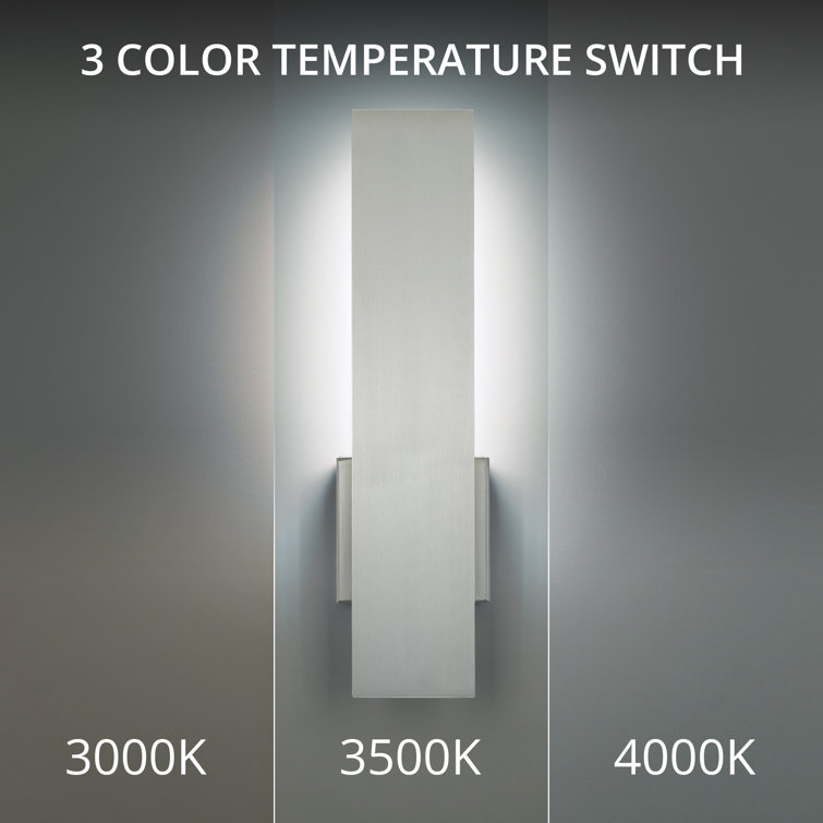 Stag 18" Brushed Aluminum LED Outdoor Wall Sconce