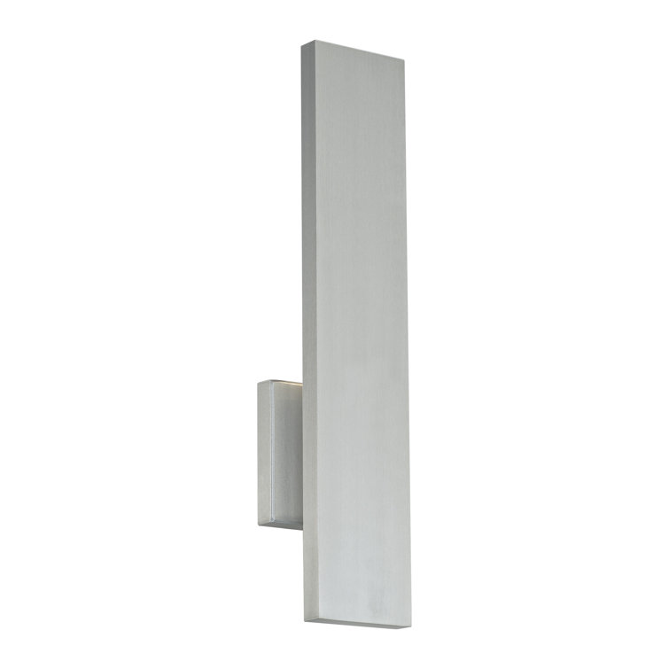 Stag 18" Brushed Aluminum LED Outdoor Wall Sconce