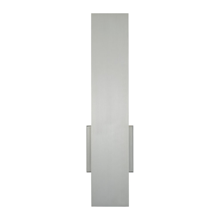 Stag 18" Brushed Aluminum LED Outdoor Wall Sconce