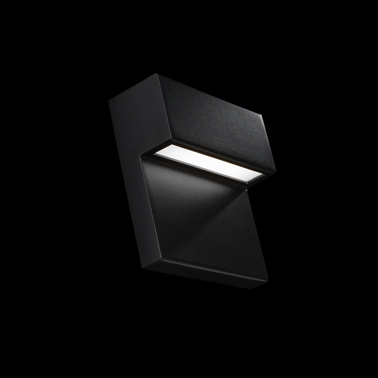 Balance Black Aluminum Dimmable LED Wall Sconce
