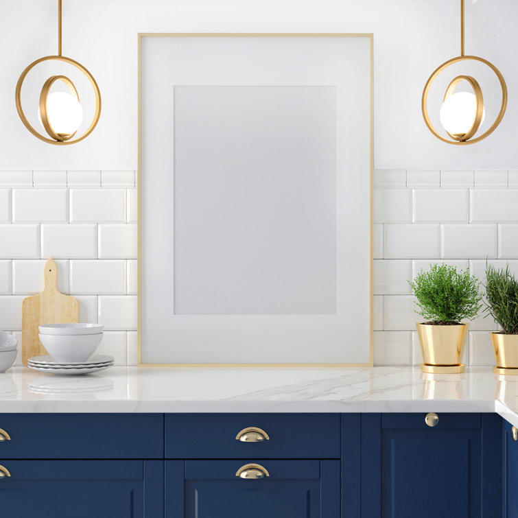 Ellington Mini Globe 10" LED Pendant in Brushed Nickel with Opal Glass