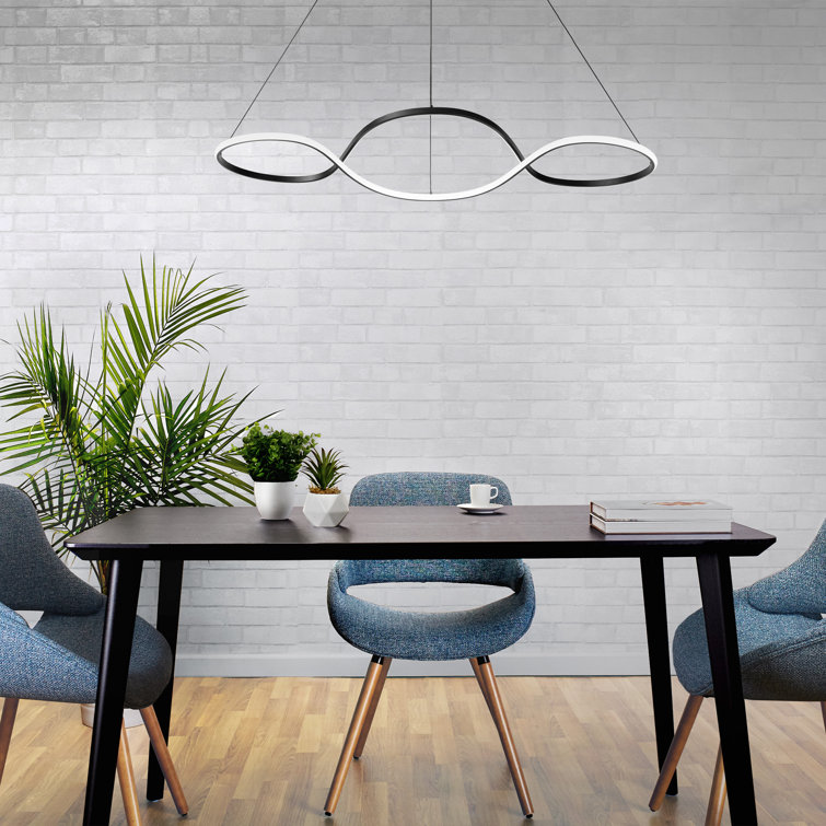 Marques LED Black Silicone Shade Indoor/Outdoor Pendant