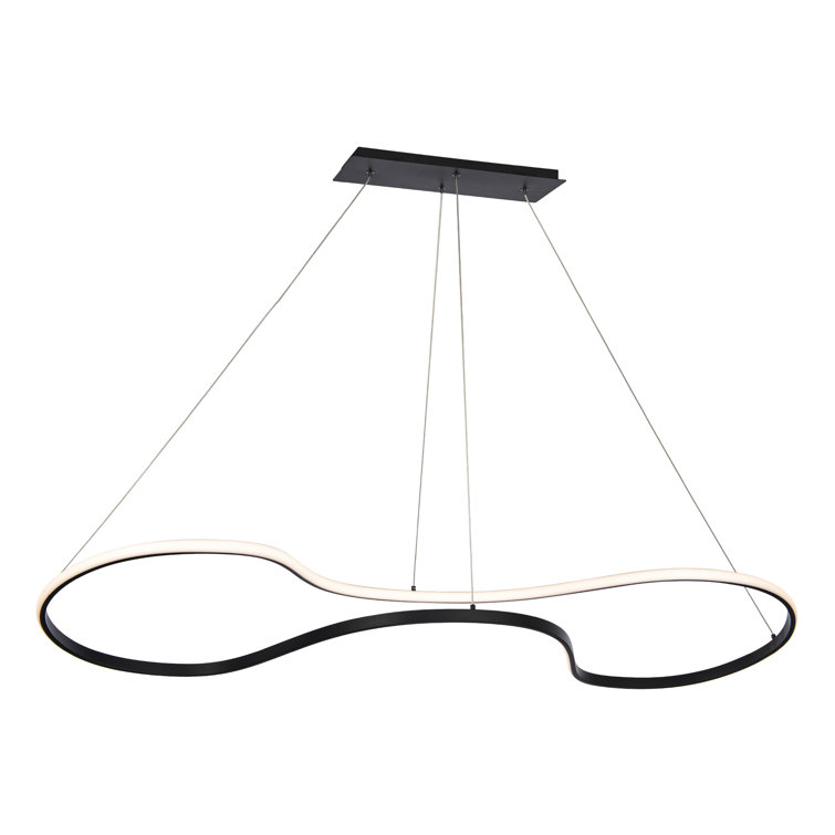 Marques LED Black Silicone Shade Indoor/Outdoor Pendant
