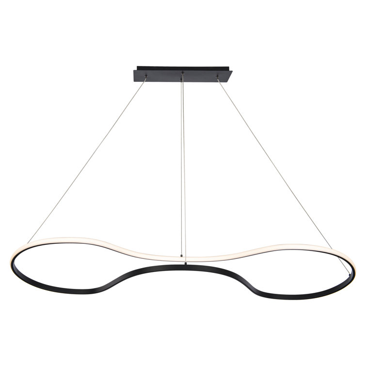 Marques LED Black Silicone Shade Indoor/Outdoor Pendant