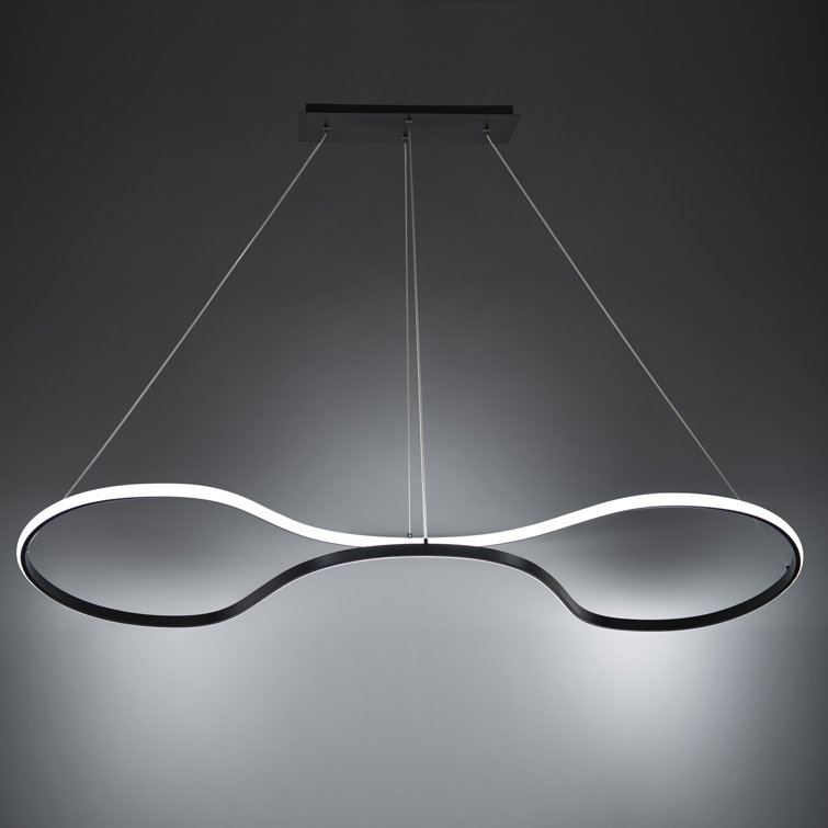 Marques LED Black Silicone Shade Indoor/Outdoor Pendant