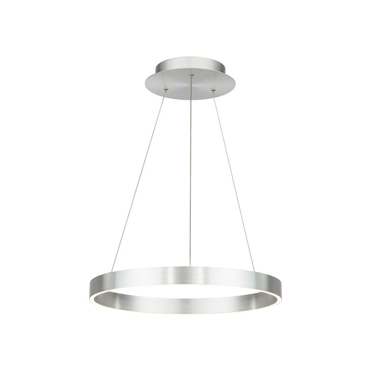Sirius 18" Brushed Aluminum LED Indoor/Outdoor Pendant