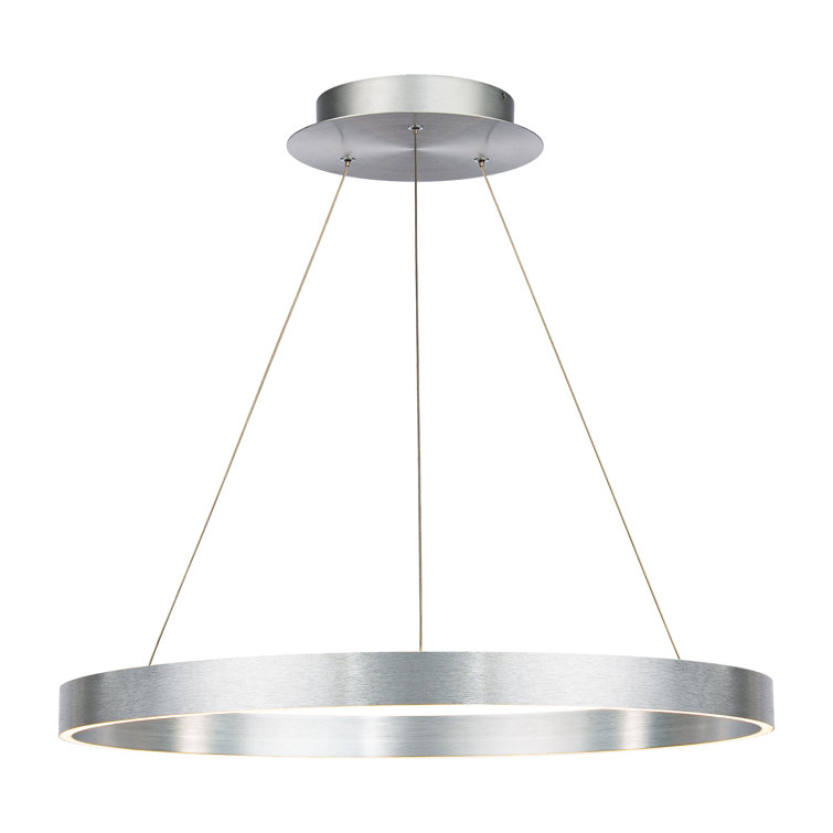 Sirius 24" Brushed Aluminum LED Pendant Light