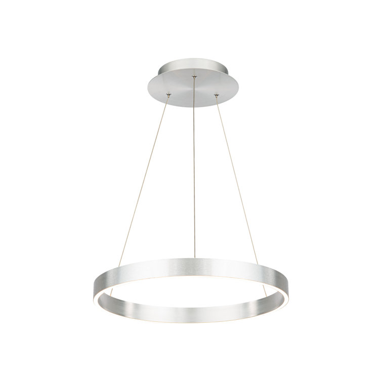 Sirius 18" Brushed Aluminum LED Indoor/Outdoor Pendant
