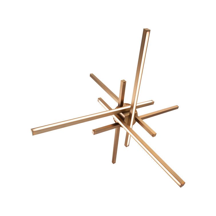 Aged Brass 29" LED Indoor/Outdoor Pendant Light
