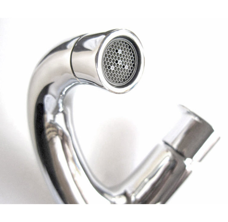 Polished Chrome Tall Single-Handle Bathroom Faucet