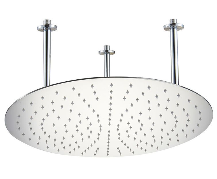 Ultra Thin Polished Stainless Steel Rain Shower Head