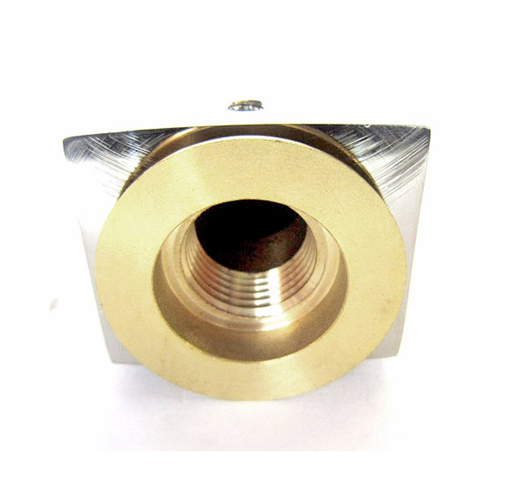 Polished Chrome Wall Mounted Curved Tub Spout
