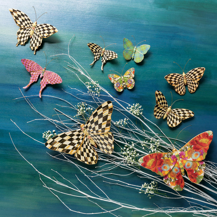 Classic Spring Butterfly Resin Wall Decor for Nursery